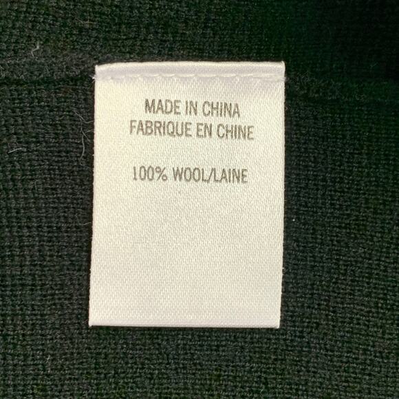 THEORY Size S Pazia Preen Black Wool Long Sleeve Above Knee Dress - Picture 5 of 6